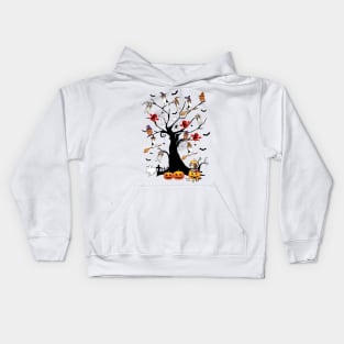 Beagle Halloween Tree Pumpkin Gift Kids Hoodie